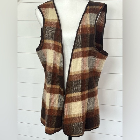 Vintage Grais Angel Skin Cabretta Leather Coat Wool Vest Liner Mens 40L Made USA - Picture 10 of 16